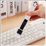 Plastic Multipurpose Cleaning Brush for Window Frame, Keyboard with Mini Dustpans (Set of 3)