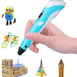 3D Printing Pen with Filament Refills (3D Printing Pen with 3 PLA Filament)