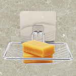 Wall Mounted Stainless Steel Soaps Storage Rack for Home