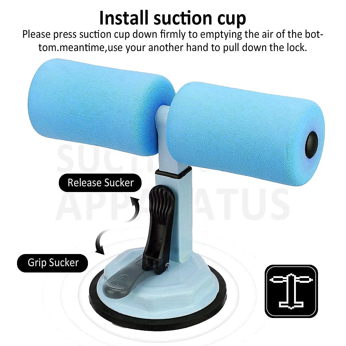 SIT UP BAR WITH SUCTION CUP