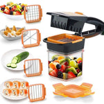 ambitionofcreativity in vegetable dicer multi chopper set 5 in 1 cutting blades