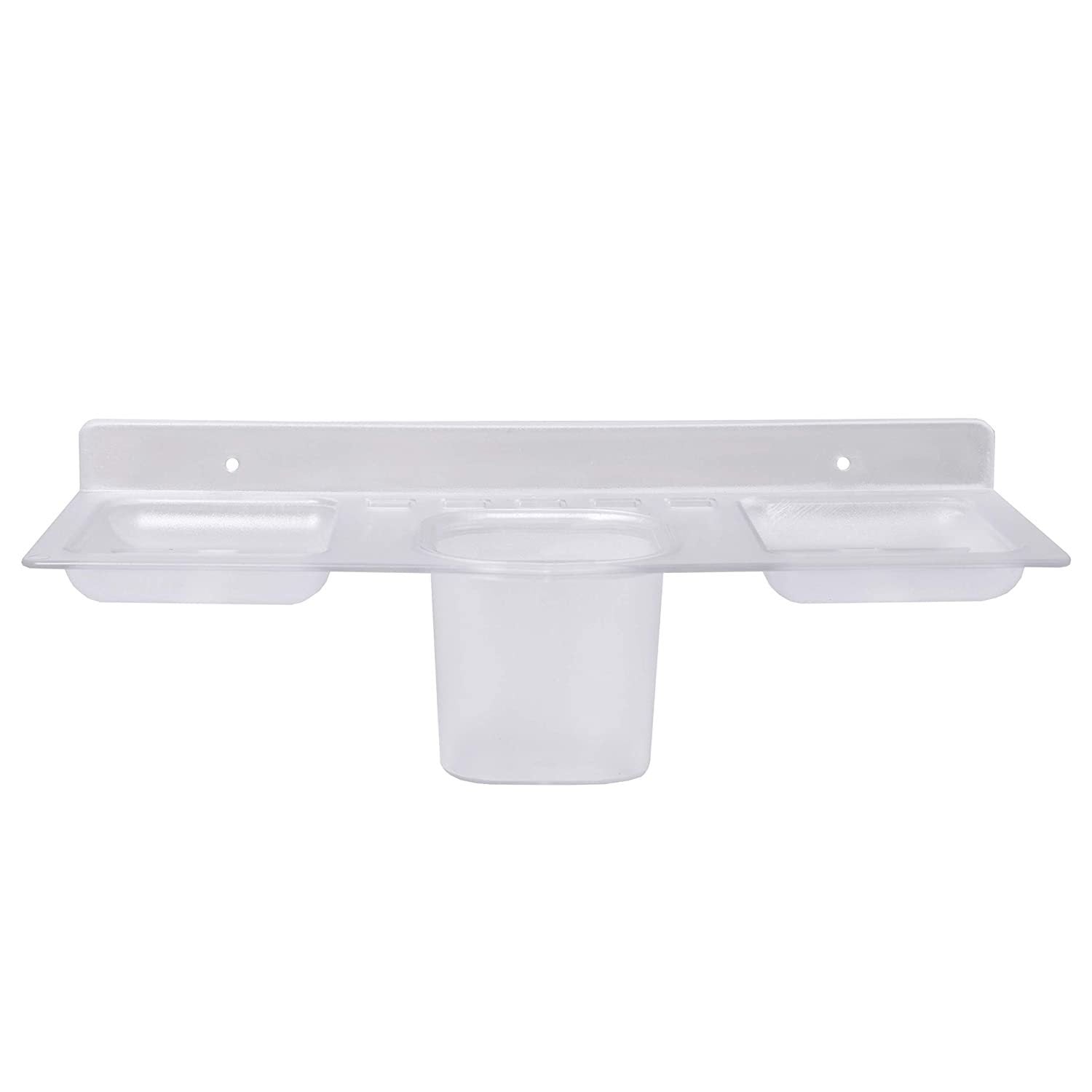 756_abs plastic 4 in 1 multipurpose kitchen bathroom shelf paste brush stand soap stand tumbler holder bathroom accessories by plantex