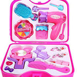 1908 beauty make up set for kids girls with fold able suitcase multicolour