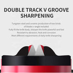 Manual Kitchen Knife Sharpener With Suction Pad