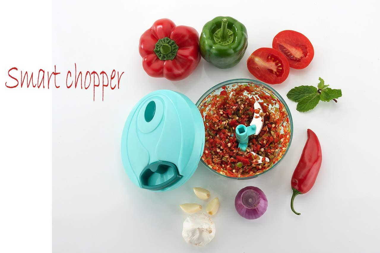 ambitionofcreativity in manual food chopper compact powerful hand held vegetable chopper blender to chop fruits and vegetables