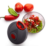 ambitionofcreativity in manual food chopper compact powerful hand held vegetable chopper blender to chop fruits and vegetables