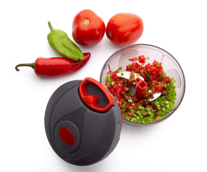 ambitionofcreativity in manual food chopper compact powerful hand held vegetable chopper blender to chop fruits and vegetables