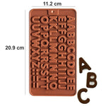 5856 abc alphabet birthday silicone mold candy chocolate mould