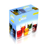 2340 multi purpose unbreakable drinking glass set of 6 pieces 300ml