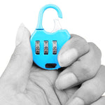 1245 stainless steel resettable combination padlock round shape