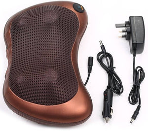 professional massage pillow with heat balls and car adapter neck shoulder back massager