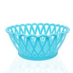 2088 multipurpose round storage plastic basket tray 3pcs