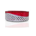2089 multipurpose royal design round silver container gift box