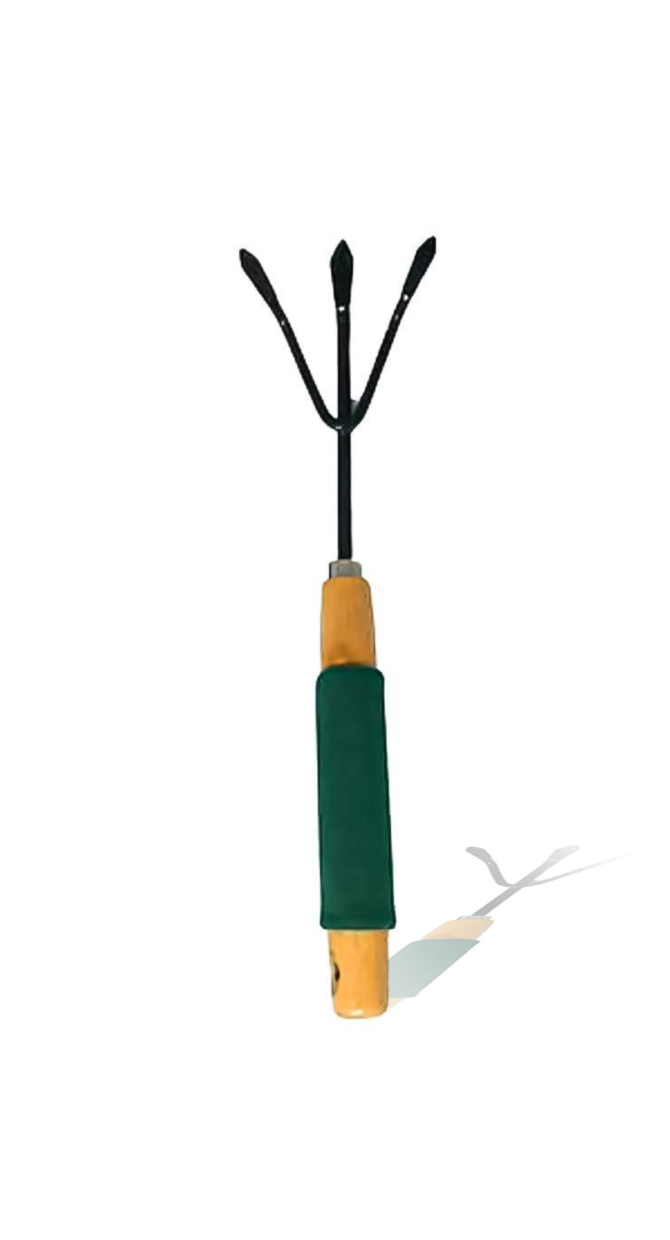 1505 gardening tool wood handle cultivator trowel forks tool set 3 pack
