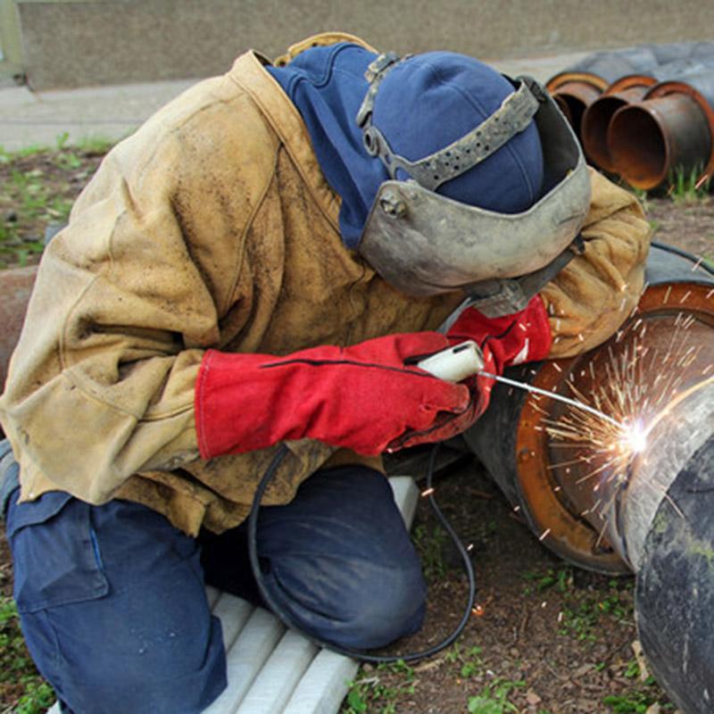0676 heavy duty heat resistance welding hand gloves