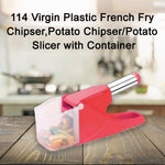 ambitionofcreativity in kitchen tools virgin plastic french fry chipser potato chipser potato slicer with container