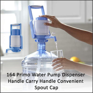 164 primo water pump dispenser handle carry handle convenient spout cap