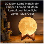 3d print led 2 color moon lamp usb led night light moonlight touch sensor home decor