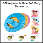 buyerzone rich n royal adjustable safe soft bathing baby shower wash hair cap