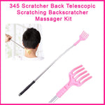 scratcher back telescopic scratching backscratcher massager kit back scraper extendable telescoping itch health products hackle