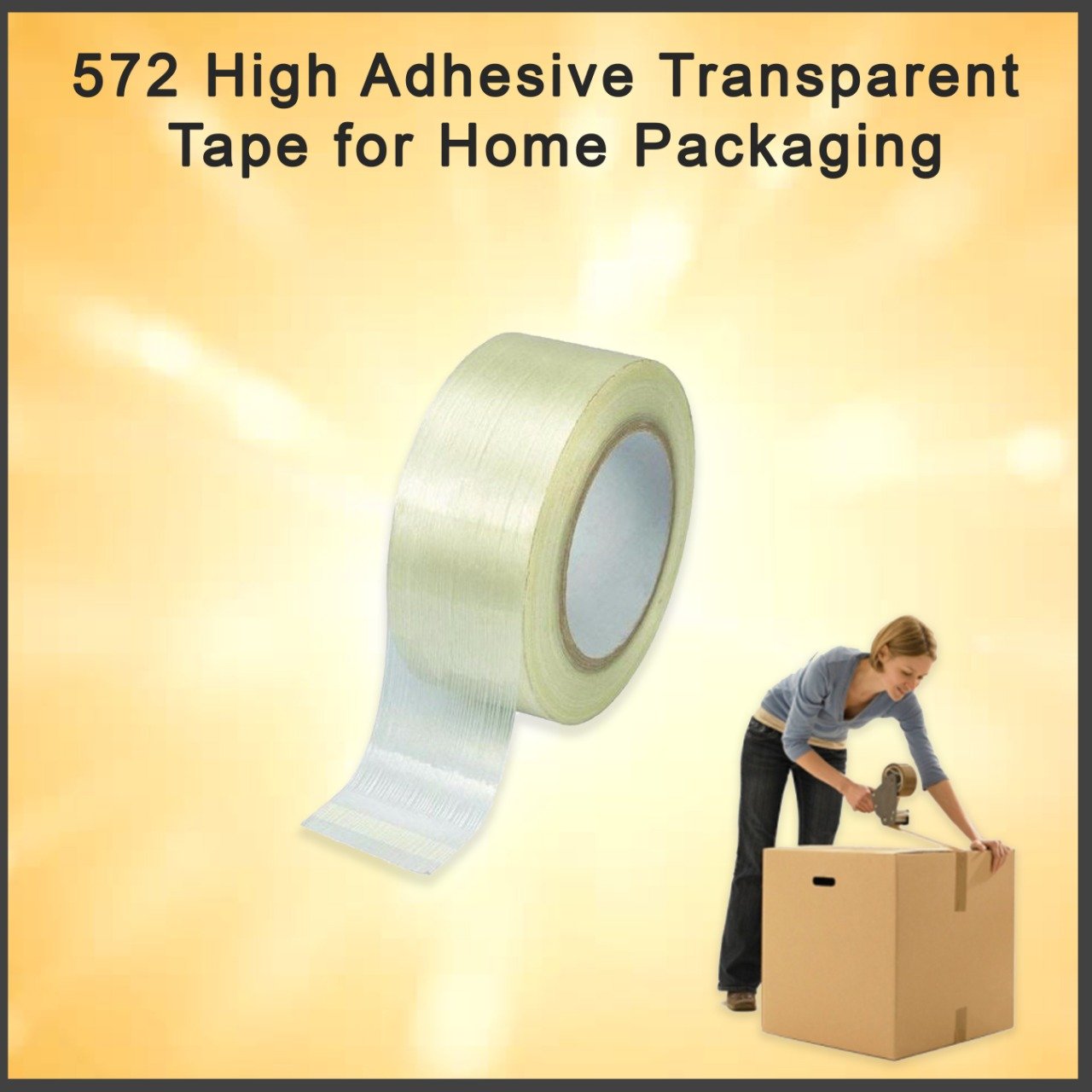 meter length high adhesive transparent cello clear bopp tape for packing office company industry home packaging