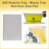 0245 Rodents Trap - Mouse Trap Non-Toxic Glue Pad