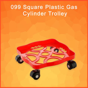 99 square plastic gas cylinder trolley