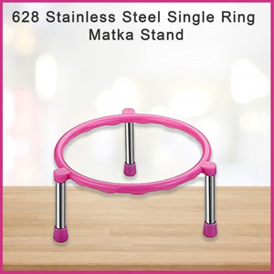 628 stainless steel single ring matka stand