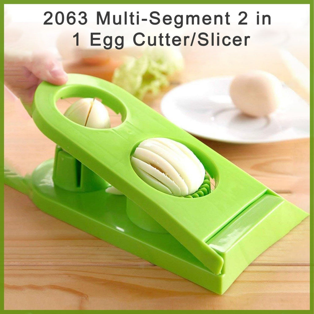 2063 multi segment 2 in 1 egg cutter slicer