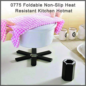 0775 foldable non slip heat resistant kitchen hotmat