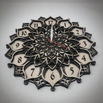 Baroque Style Multilayered Mandala Wall Clock