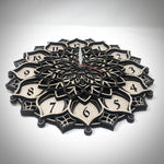 Baroque Style Multilayered Mandala Wall Clock