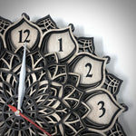 Baroque Style Multilayered Mandala Wall Clock