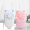 Portable Hand held Pocket Fan Air Cooler Cooling USB Rechargeable (1 Pc)