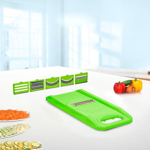 7014 plastic 6 in 1 vegetable slicer cutter multicolour