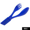 smart compact cutlery set travel cutlery set 4 in 1 cutlery set spoon fork knife tongs