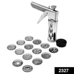 2327 stainless steel kitchen press with 15 different parts pack of 15