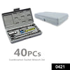 socket combination toolkit set of 40pcs