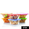 0734 airtight kitchen food storage multi use containers 4pc 700 ml