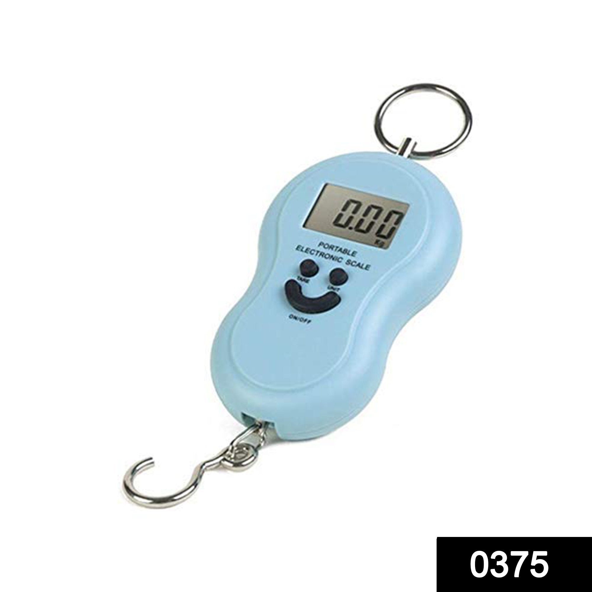 bsitfow 40kg 10g portable handy pocket smile mini electronic digital lcd scale hanging fishing hook luggage balance weight weighing scales color may vary
