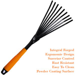 0554 teeth rake garbage clean up fork digger excavator for gardens and planting