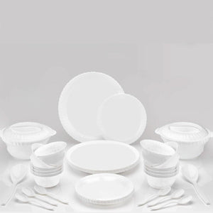 2182 light weight plastic dinner set of 36 pieces