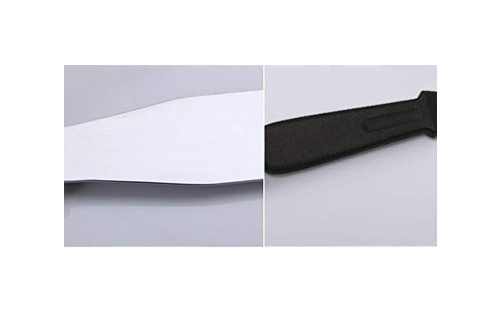 0807 stainless steel palette knife offset spatula for spreading and smoothing icing frosting of cake 16 inch