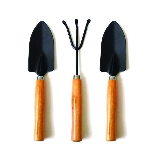 ambitionofcreativity in gardening tools small sized hand cultivator small trowel garden fork set of 3