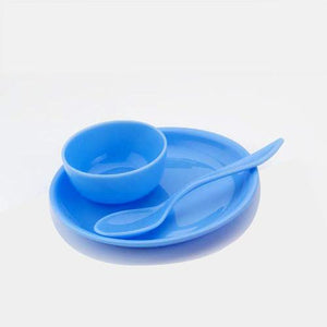 2184 multipurpose snack set 3 pcs spoon bowl and dish