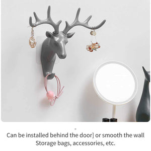 Self Adhesive Deer Head Hanging Hook