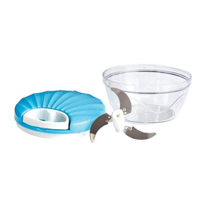 2288 large vegetable chopper with 3 blades multicolour 550 ml