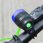 0562 bicycle front light zoomable led warning lamp torch headlight safety bike light