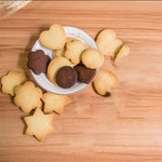 0827 cookie cutter stainless steel cookie cutter with shape heart round star and flower 4 pieces