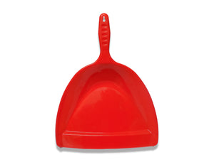 2113 heavy duty plastic dustpan with handle durable lightweight multi surface dust pan